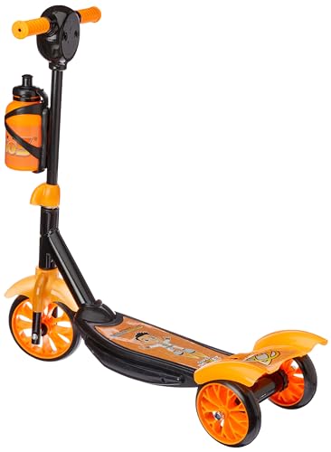 Patinete 3 Rodas Heroizinhos Super Rocket Laranja, Unik Toys, PT1400MSR