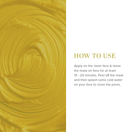 Khadi Natural Ayurvedic Gold Peel Off Mask, 50gm|Enhances natural radiance of skin| Nourishes and hydrates skin| Luxurious blend of pure gold dust... - Image 3