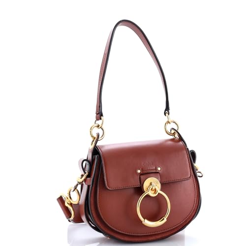 Pre-Loved Tess Bag Leather Small, Brown2