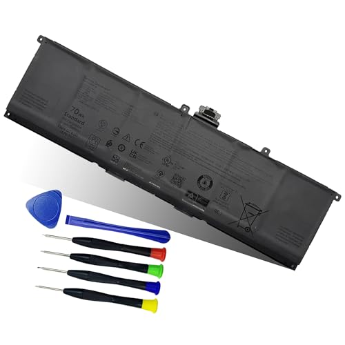 bossfulton 70Wh GT83D Battery for Dell XPS 14 9440 Laptop - Compatible with Dell Part Numbers 7T7DY & N80X2-11.7V 5982mAh Replacement Battery