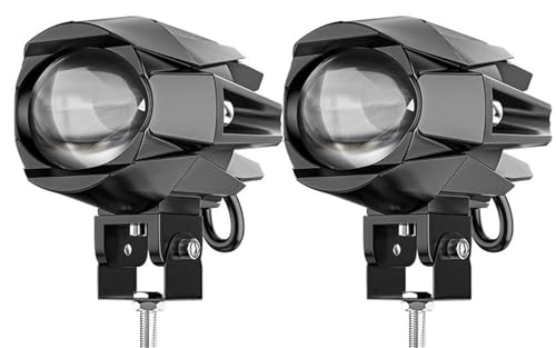 Phare antibrouillard LED moto puissant feu auxiliaire 30W étanche pour BMW
