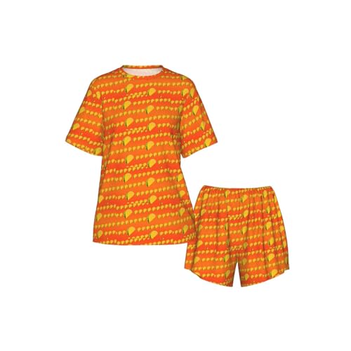 Estampado divertido con patrón de alimentos para barbacoas de verano 5