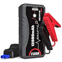 NEXPOW 1500A Car Jump Starter Car Battery Jumper Starter Pack Q10S for Up to 7.0L Gas and 5.5L Diesel Engine12V Auto Battery Booster,Jumper Cables Portable Lithium Jump Box with LED Light/USB QC3.0
