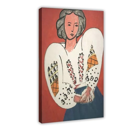Tableau Henri Matisse La Blouse Roumaine déco murale encadrée toile
