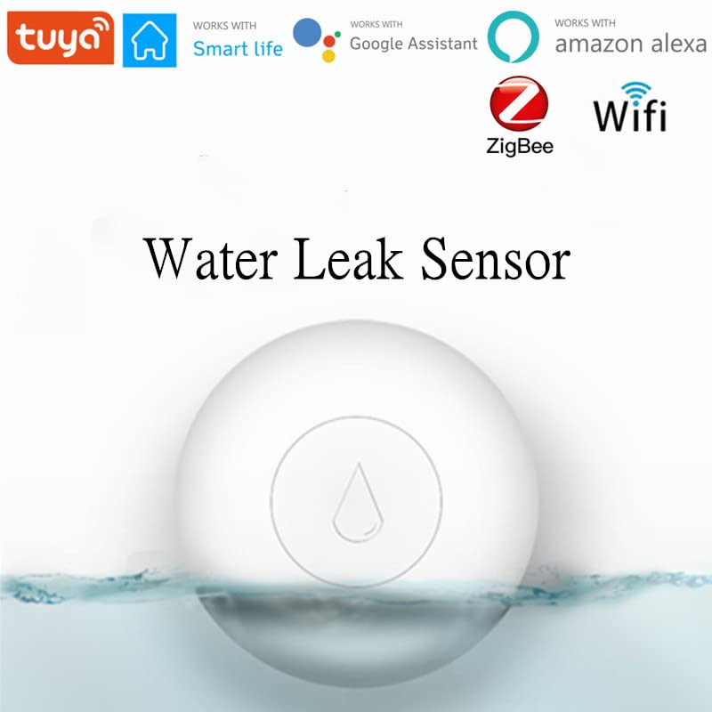 Siłownik liniowy, Czujnik powodziowy Smart Water Detector Inteligentny życie APLIKACJA Alarm związany z pracą bramy Tuya(3pcs)