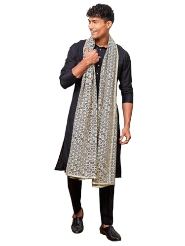 Ensemble pyjama en viscose noire avec dupatta vêtement d'intérieur femme taille 38