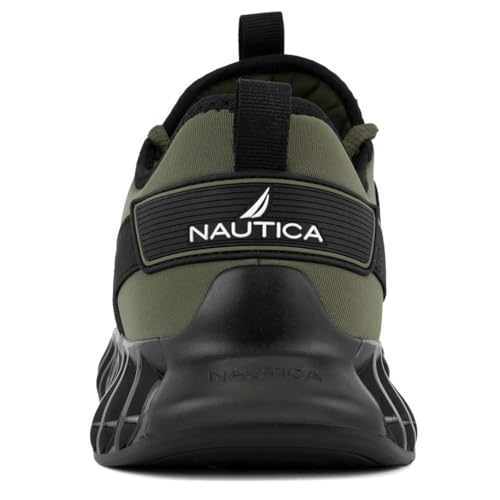 Image of Nautica Men's Casual Fashion Sneakers - Lightweight Lace-Up Athletic Walking Shoes for Gym & Tennis, Comfortable