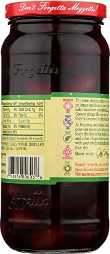 Mezzetta Whole Greek Kalamata Olives, 10 Oz