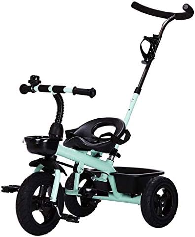 WDBBY Kids Trike Toddlers Children Tricycle Stroller Trike 3 Wheel Pedal Bike Parent Push for 1 2 3 4 5 6 Years Old Boys Girls Indoor &Outdoor with Storage (Color : White)