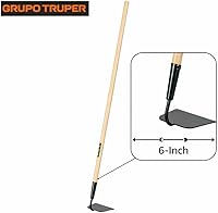 Vista 4 de Truper Tru Built, azada de jardín de 48 pulgadas, soldada, Tru Built - Welded Garden Hoe w/6-" Head