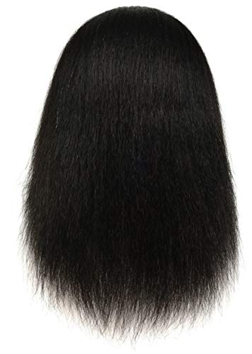 futai real 100 human hair mannequin head with table clamp stand for hairdresser practice braiding styling manikin cosmetology makeup manican doll training head coloring curling cutting updos display