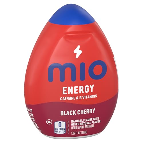 Image of MiO Energy Black Cherry Liquid Water Enhancer, Caffeinated, 1.62 Fl Oz (Pack of 4)