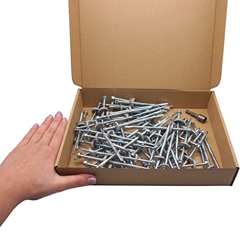 SKIR'CO (60 pcs) Self Drilling 5.5 x 120 mm Zinc Plated Screws with EPDM Washers for Sandwich Panels, Hex Head - Image 4