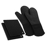 Photo Gallery healifty 2 set presine in silicone antiscivolo resistenti al calore guanti forno isolanti e protezione scottatura per forno e lavabili e durevoli Photo Gallery healifty 2 set presine in silicone antiscivolo resistenti al calore guanti forno isolanti e protezione scottatura per forno e lavabili e durevoli