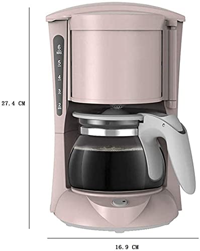 FACAZ Kaffeemaschine 600ML Kaffeemaschine, Filterkaffeemaschine mit Glaskanne, 6 Tassen Fassungsvermögen, Wärmeerhaltung… – Bild 3
