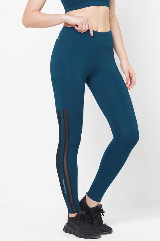 Image of JUST-Dry MESH Panel 7 /8 GO Train Tights