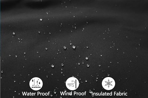 Image of MOERDENG Women's Ski Jacket Waterproof Warm Winter Coat Hooded Snowboarding Jacket Versatile for Hiking & Winter Activities