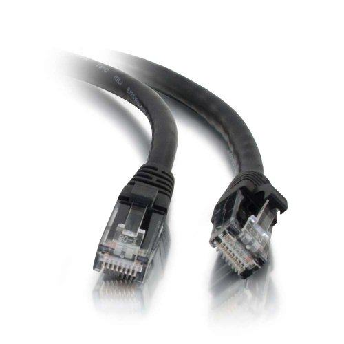 Image of C2G /Cables to Go 00933 Cat5e Snagless Unshielded (UTP) Network Patch Cable Black 6-inches