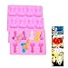Produktbild HMIEPRS Wiederverwendbare Silikon Penis Form Kuchenform, Eisform, Geburtstag DIY Form & Jello Mold Für Bachelorette Pecker Party Damen Nacht liefert (3pc penis shape mold sheet)