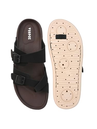 Image of Men's Slip-on Sandals with Double Buckle