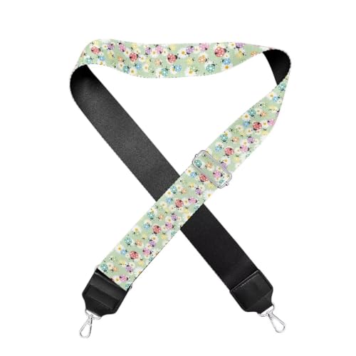 Image of Adjustable Purse Strap for Women, Crossbody Wide Handbag Strap Replacement, Sturdy Bag Strap with Silver Hardware