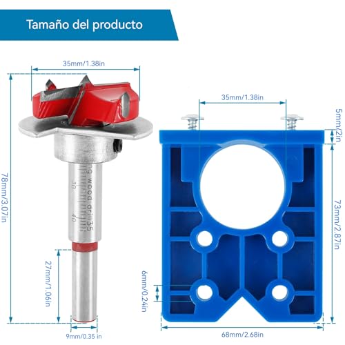 Brocas para bisagras de cazoleta 12 Imagen adicional