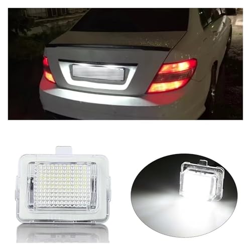 Kit luz LED matrícula impermeable coche compatible con W204 C216 3
