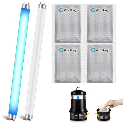 Qualirey 32050 Replacement Bulb for Mosquito Attractant Kit Compatible with DynaTrap DT2000XL/XLP DT3012 T5 6W UV Fluorescent Tube Mosquito Lure Trap for Bug Zapper High Capture Rate(6 Pack)