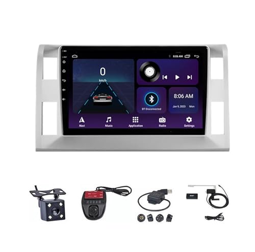 Autoradio Android 12 pour Toyota Previa 3 avec écran tactile 9 pouces et CarPlay