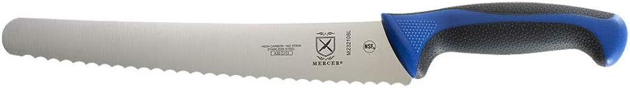 Mercer Culinary ミレニアレベル A4カットグローブ 18GA XL ブルー 10-Inch Wavy Edge Wide Bread Knife ブルー M23210BL