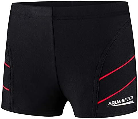 Aqua Speed boys swim trunks | Swimming trunks | 104-152 cm | Modern | Perfect Fit | UV protection | Chlorine resistant | Drawstring