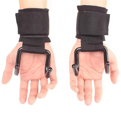 Muñequeras Gym 1/2 protectores de muñeca for mancuernas, antideslizantes, ganchos for levantamiento pesas, peso muerto, dominadas y fitness(2pcs)