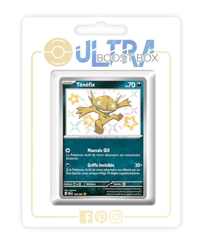 Cadeau Pokémon Destinées de Paldea contenant Ténéfix 184/091 Chromatique