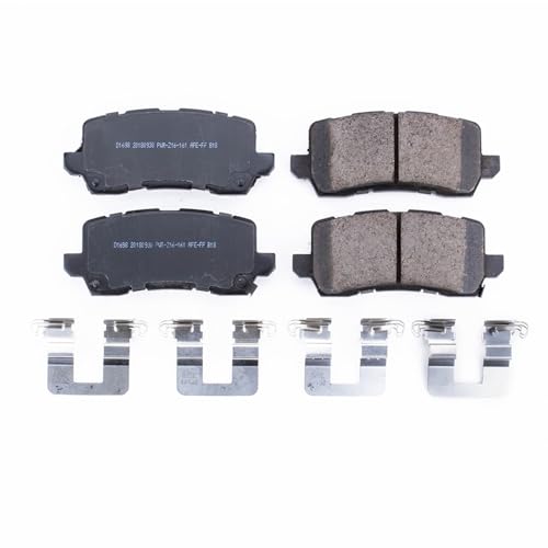 Image of PowerStop Rear Brake Pads for Acura MDX 2017-20 |RLX 2014-20 |TLX 2015-20 |Honda Odyssey 2018-20 - Z17 Ceramic Brake Pads with Installation Hardware, 17-1698