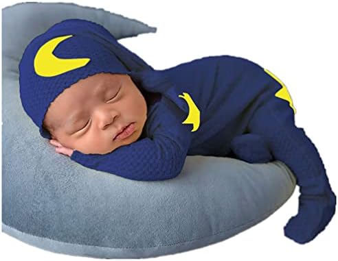 Baby Photoshoot Outfits Boy Newborn Photo Outfits Prop Romper Hats Costume Infant Accessories Shower Gift