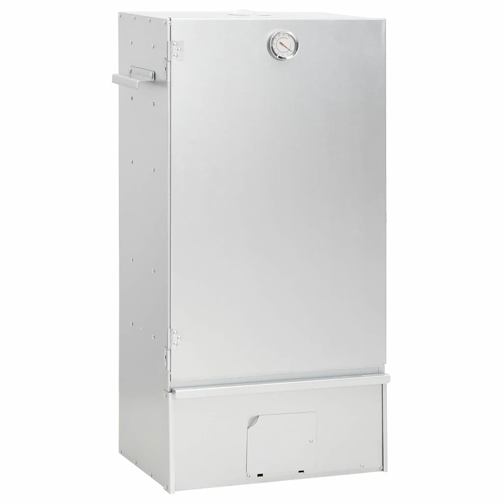 vidaXL Horno ahumador astillas Madera Acero galvanizado 44,5x29x83 cm, ahumador, Barbacoa de jardín, ahumador de jardín, Parrilla ahumador