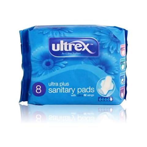 Ultrex Ultra Plus with Wings 8 Sanitary Pads PLOF010806 Cover