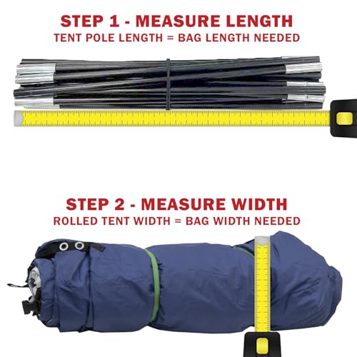 Bolsa para carpa con cremallera ALPS Mountaineering, tamaño mediano - Gris miniatura 2