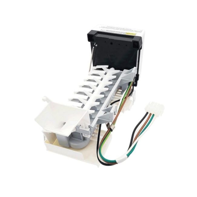 Refrigerator Icemaker Compatible with Whirlpool GB2FHDXWS06, WRF540CWHB01, GX5FHDXVY010, GB9FHDXWS05, WRB322DMBW01, WRF535SWBB00, GX5FHDXVQ05 Models