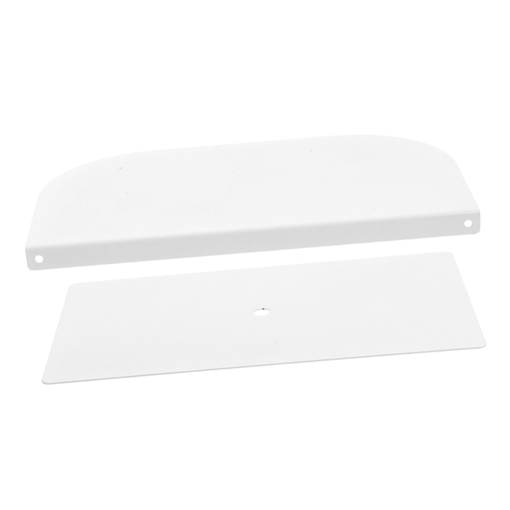 Hemobllo Piastra di Rinforzo in Acciaio Aumenta Durabilità e Distribuisce Peso per Montaggio Monitor, Supporto per Display da Scrivania Set Bianco in Ambito Gaming