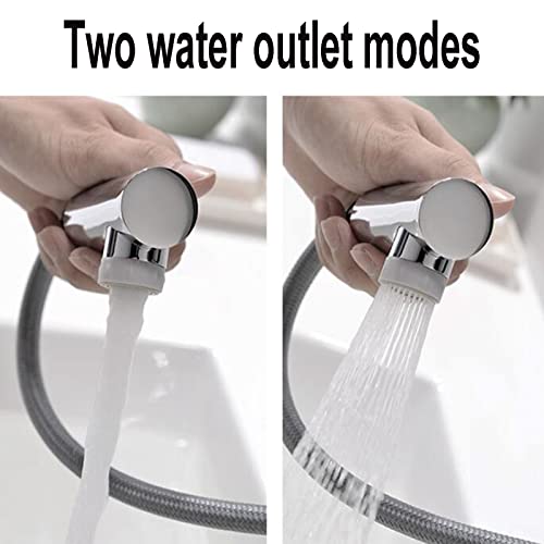Grifo de baño solucionador de espacio con rociador extractor flexible 7