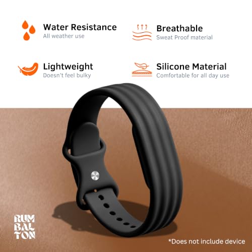 Image of Soft Silicone Strap Compatible with Google Fitbit Air, Sport Replacement Band, Adjustable Breathable Wristband for Workout, Running & Daily Wear