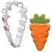 Carrot Cookie Cutter - 3.88 Inches - Ann Clark - US Made Steel