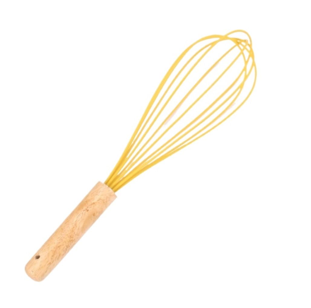 Schneebesen Rührbesen Manueller Schneebesen Mit Buchengriff, Heimküchenmixer, Creme-Teig-Backwerkzeug Handschneebesen(280x70mm)