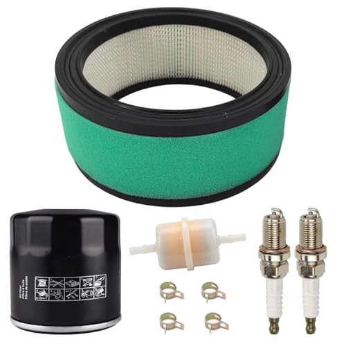 Toolyuan 24 083 03-S Air Filter Tune up Kit for Kohler CH18 CH20 CH22 CH23 CH25 CH730 CH740 Command 18HP-25HP OHV Engines with 52 050 02-S Oil Filter Spark Plug Fuel Filter