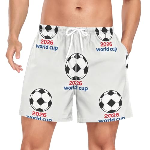 Pantalones cortos de natación ligeros Copa del Mundo 2026 con secado rápido
