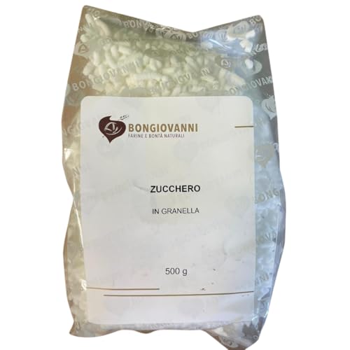 Bongiovanni farine e bonta' naturali zucchero in granella - 500 g