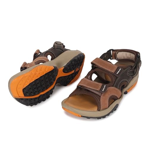 Image of Woodland Men Rust Brown Sandal