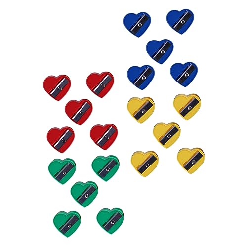 TEHAUX Children's Stationery 60pcs Single Hole Pencil Sharpeners Easy to Use and Store