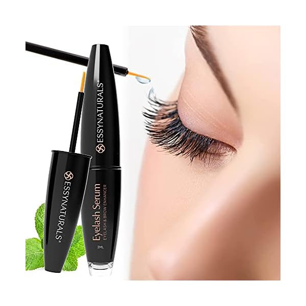 EssyNaturals-Eyelash-and-Brow-Growth-Serum-Irritation-Free-Formula-3-Months-Supply-3ml Essynaturals Premium Eyelash Growth Serum for Longer, Fuller, Thicker Lashes